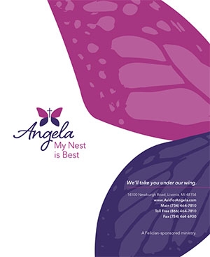 Angela Hospice Print Pink