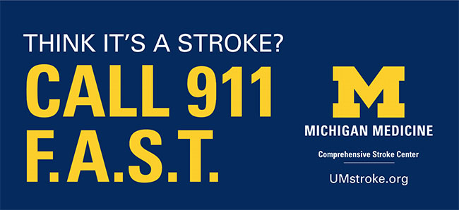 Michigan Medicine F.A.S.T. Campaign ad